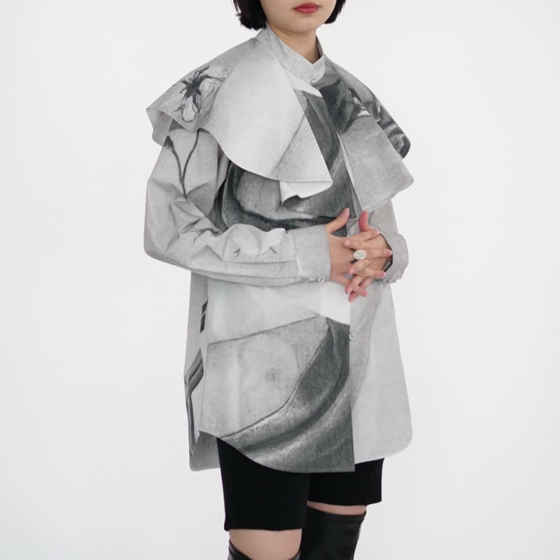 KIMHEKIM ANNA CAPE SHIRT – dim at noon