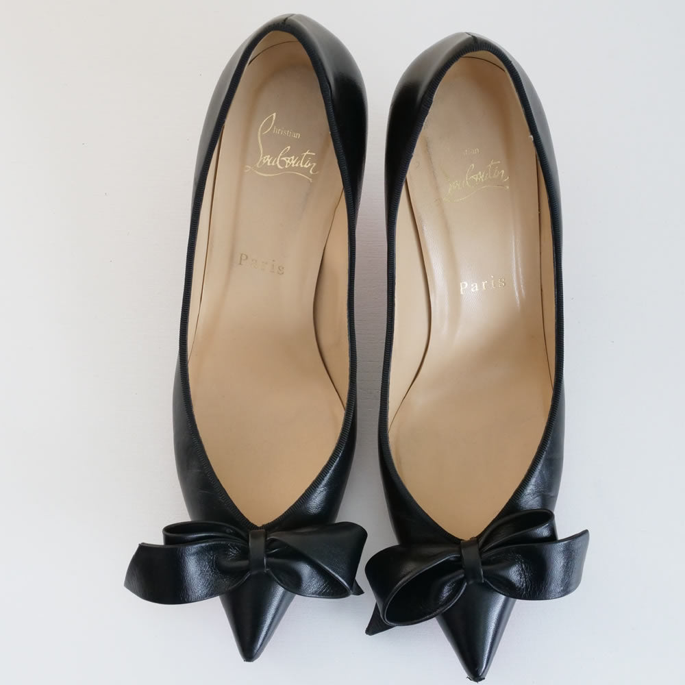 OLD&VINTAGE] CHRISTIAN LOUBOUTIN リボンパンプス – dim at noon