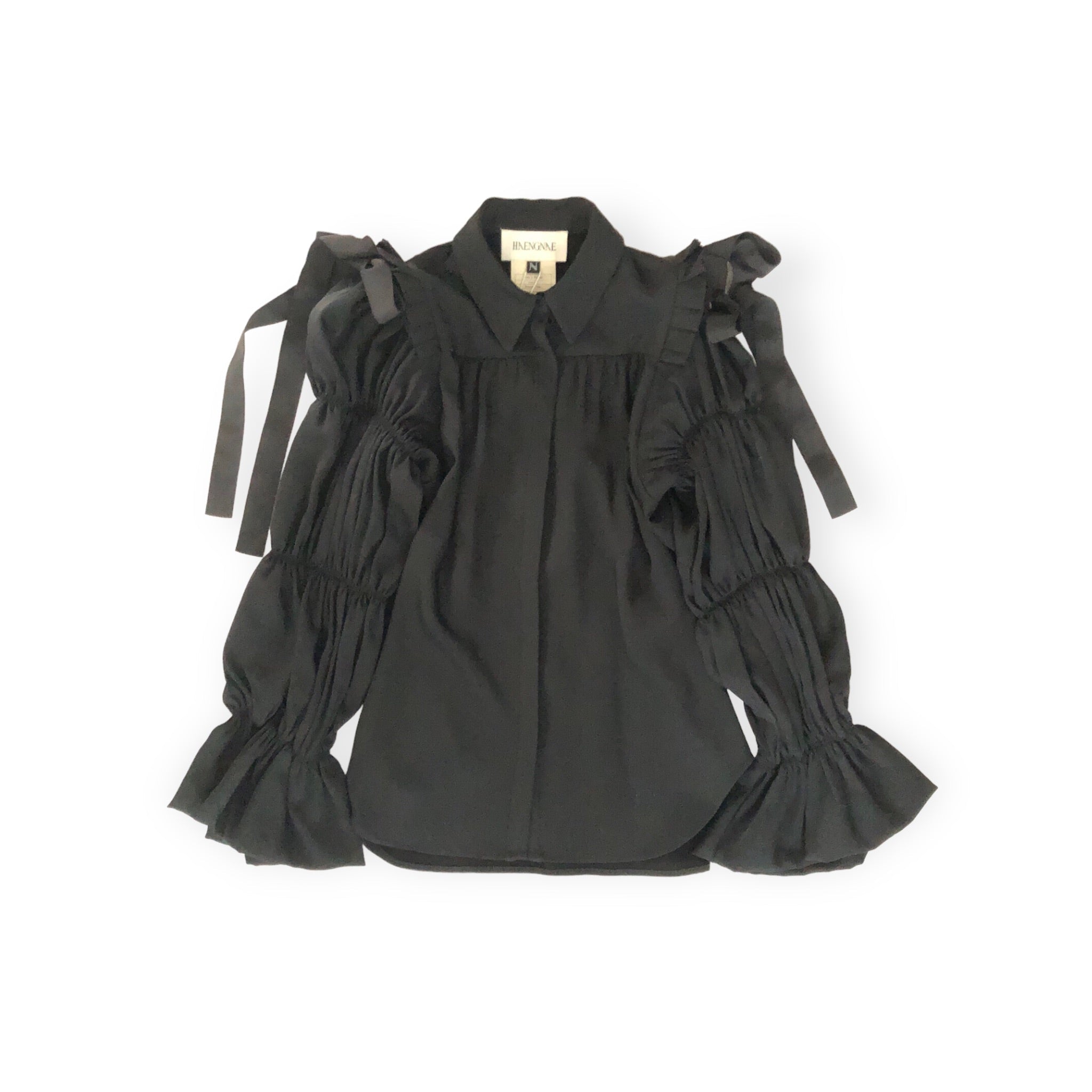 HAENGNAE OMOCHI BLOUSE / Black – dim at noon