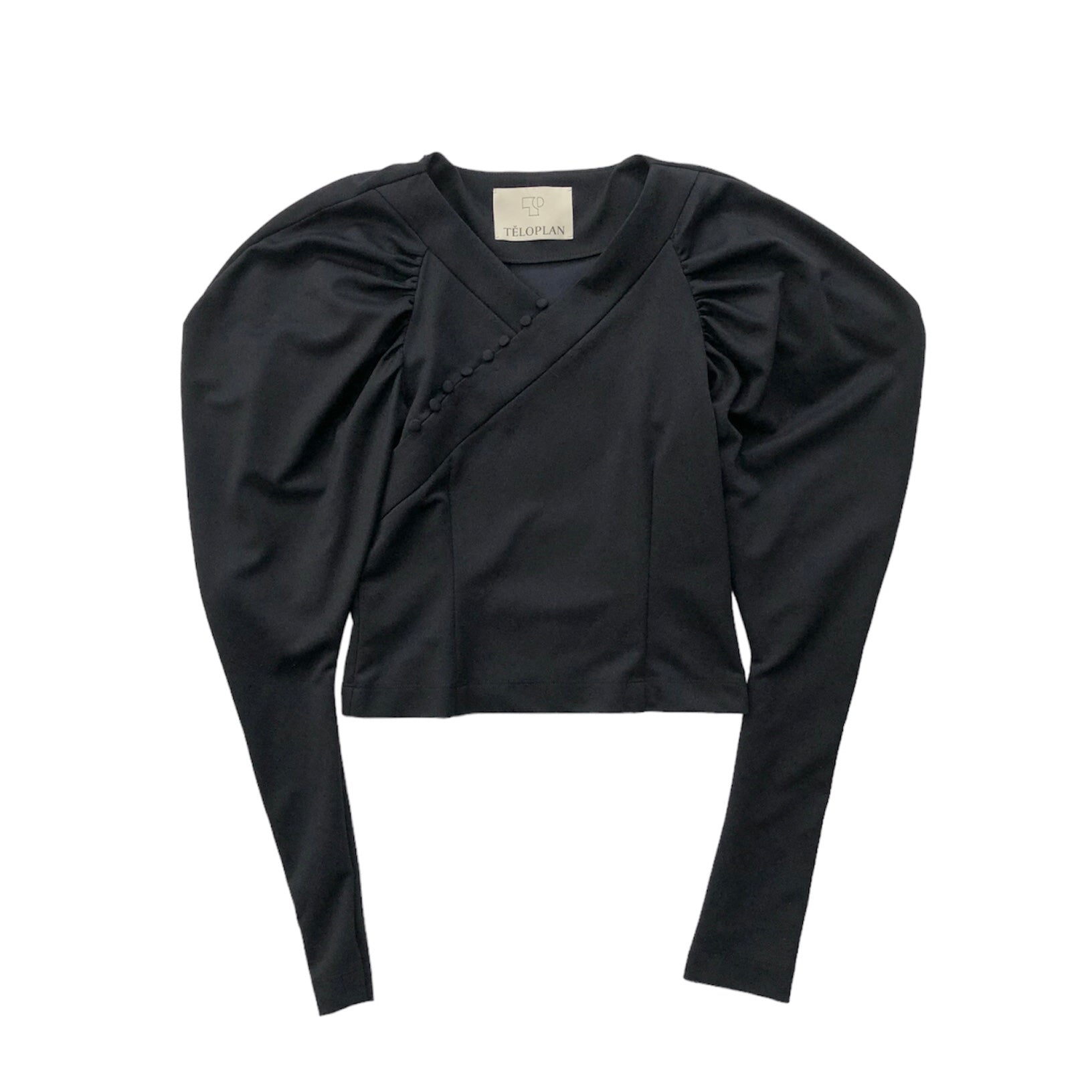 TELOPLAN Thorfinn China Blouse / Black – dim at noon