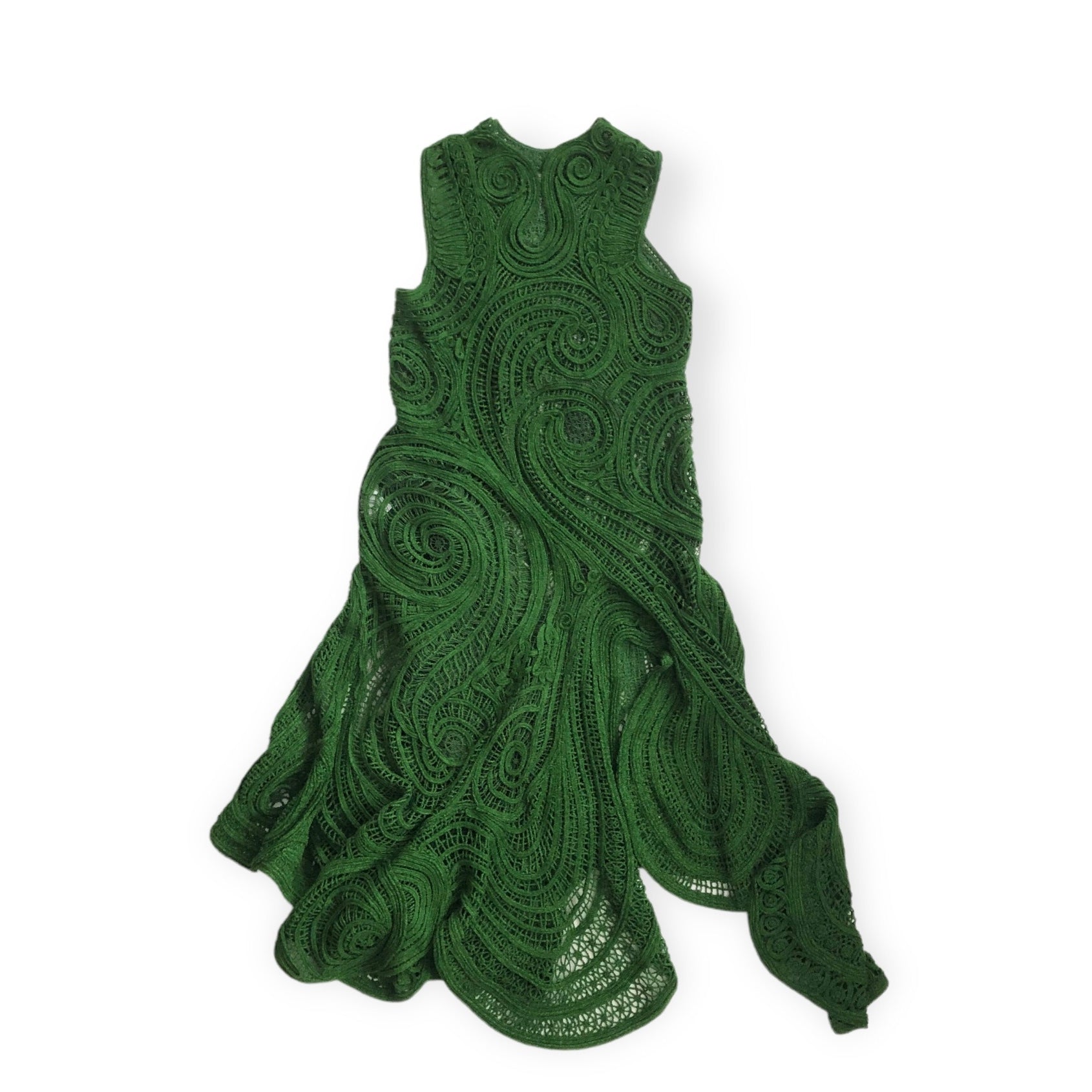 Mame Kurogouchi Cord Embroidery Dress / Green – dim at noon