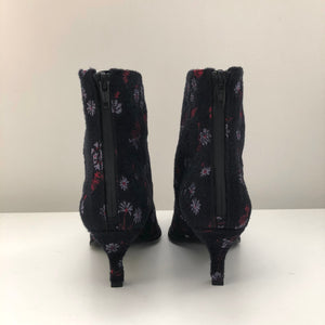 Mame Kurogouchi Floral Jacquard Boots / BLACK – dim at noon