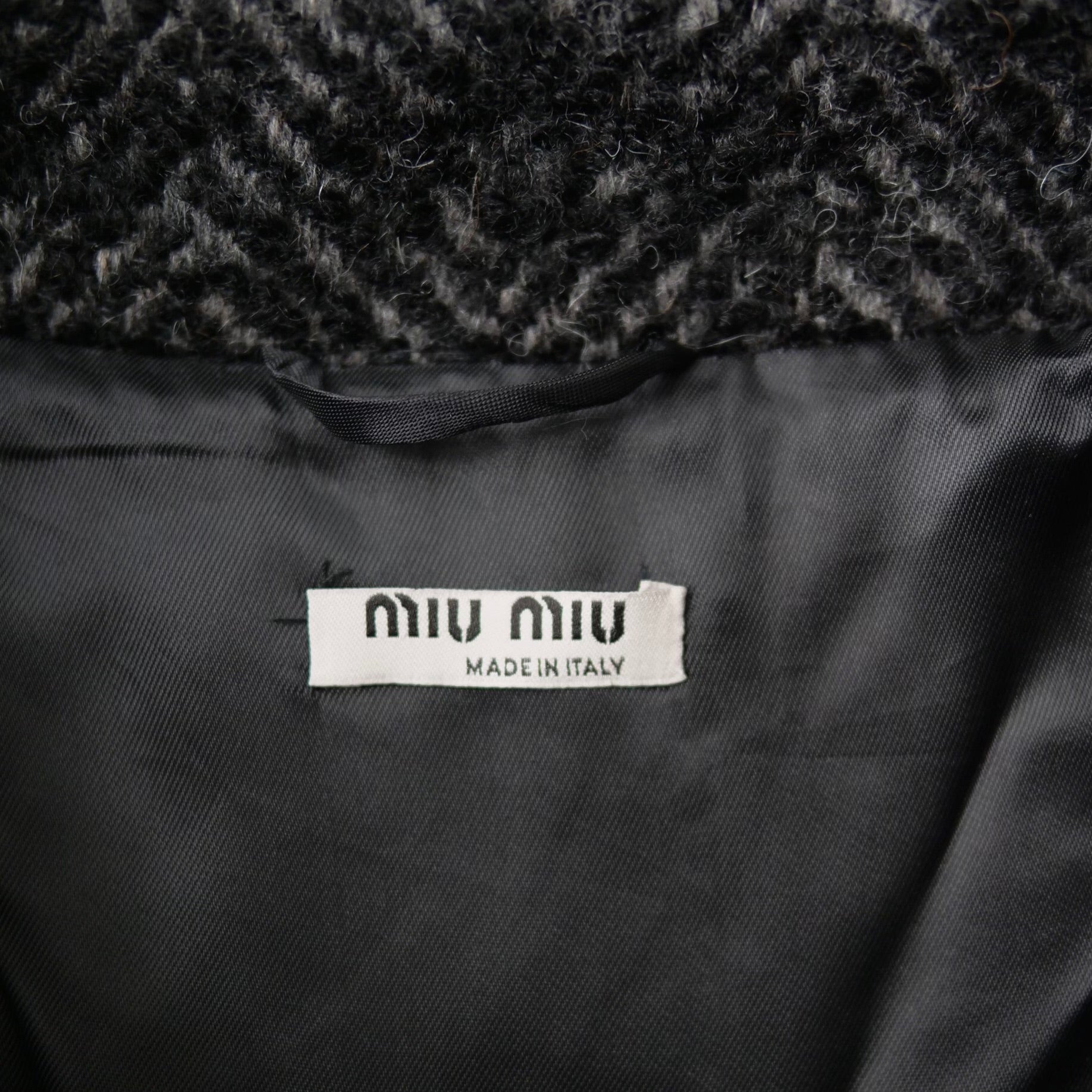 [OLD&VINTAGE] miu miu ウールビッグブルゾン