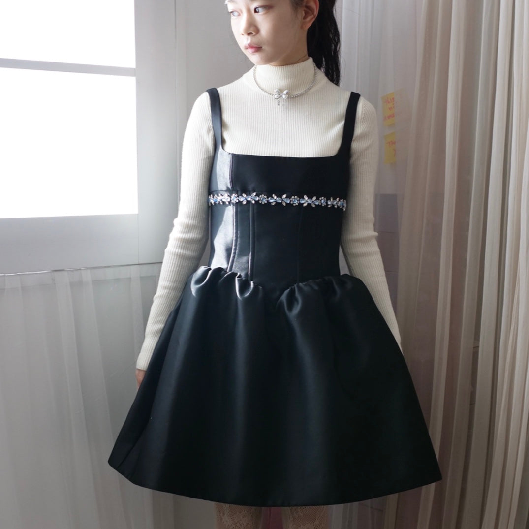 ・SHUSHU/TONG   low-cut puffy dress