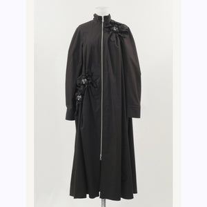 RIV NOBUHIKO MASON SHIRT DRESS / BLACK