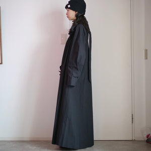 RIV NOBUHIKO MASON SHIRT DRESS / BLACK