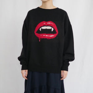 [OLD&VINTAGE] HYSTERIC GLAMOUR LIP ニット