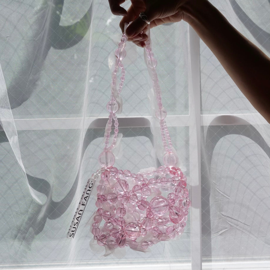 SUSAN FANG　BEADED FLOWER BAG