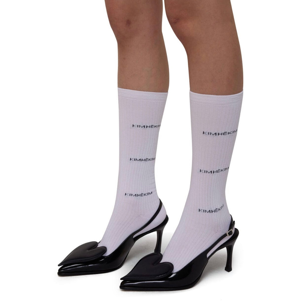 [SPECIAL PRICE 10/27迄]KIMHEKIM KIMHEKIM KNEE-HIGH SOCKS / WHITE