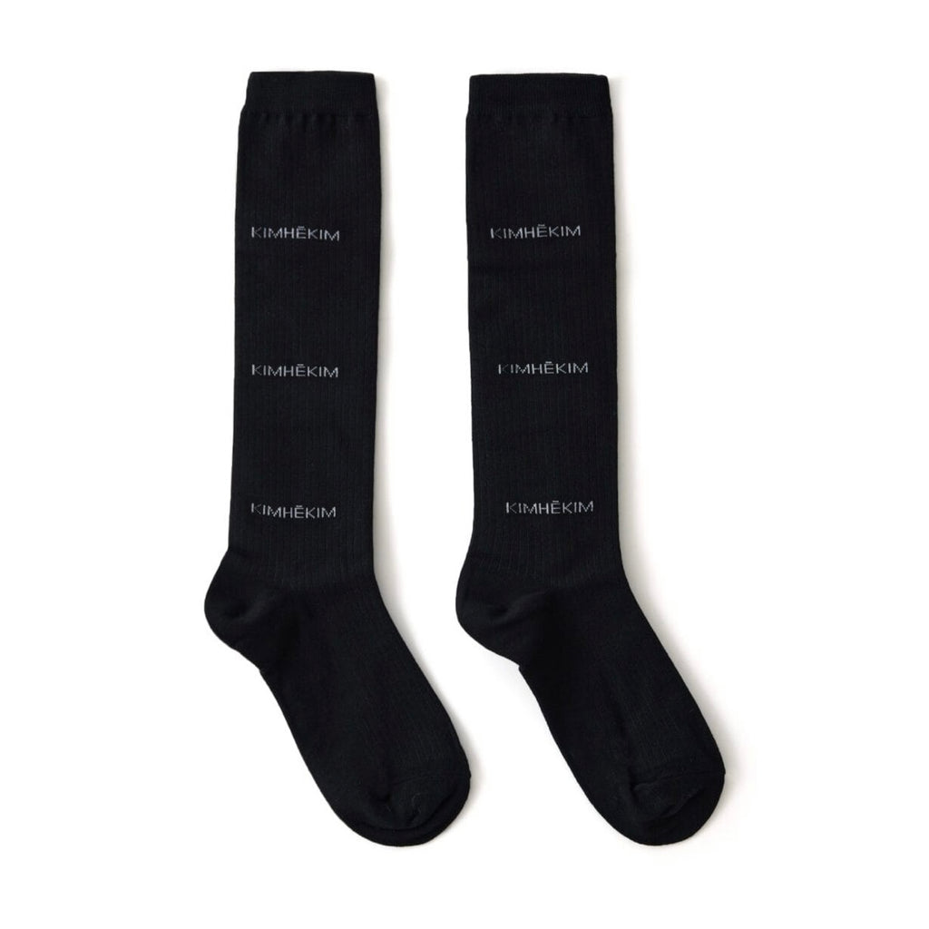 [SPECIAL PRICE 10/27迄]KIMHEKIM KIMHEKIM KNEE-HIGH SOCKS / BLACK