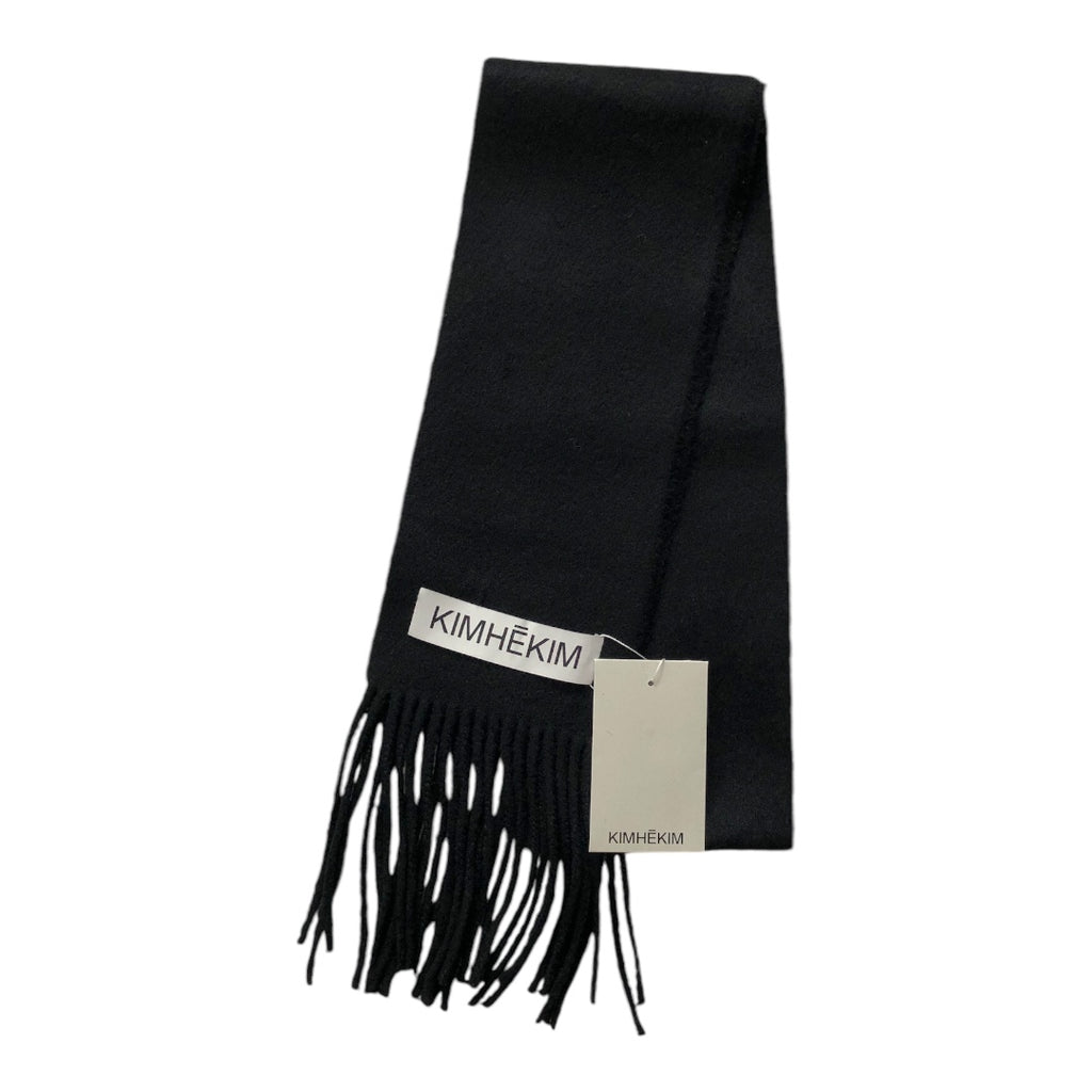 [SPECIAL PRICE 10/27迄]KIMHEKIM  WOOL LABEL SCARF / BLACK