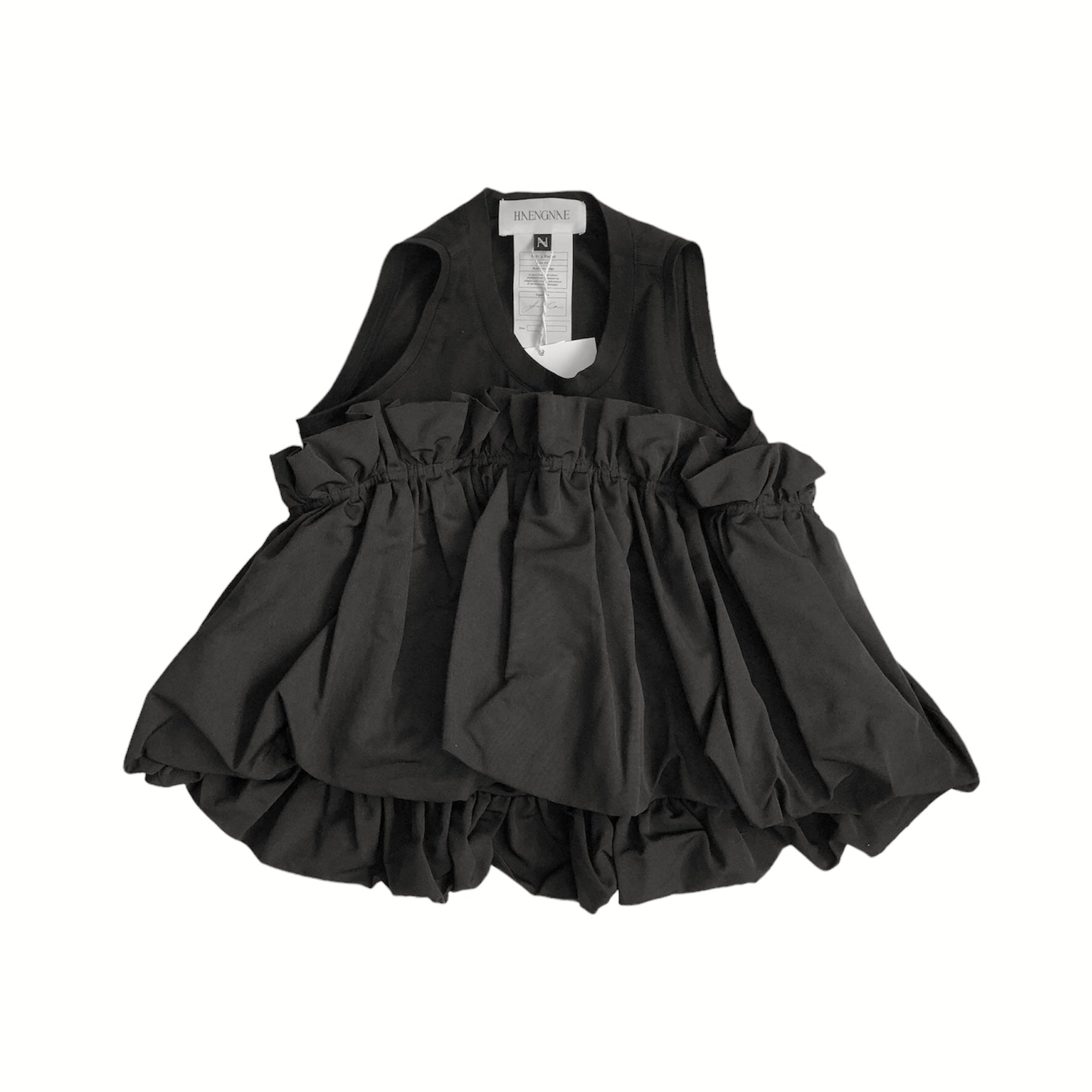 HAENGNAE SHUMAI BALLOON TOP / Black