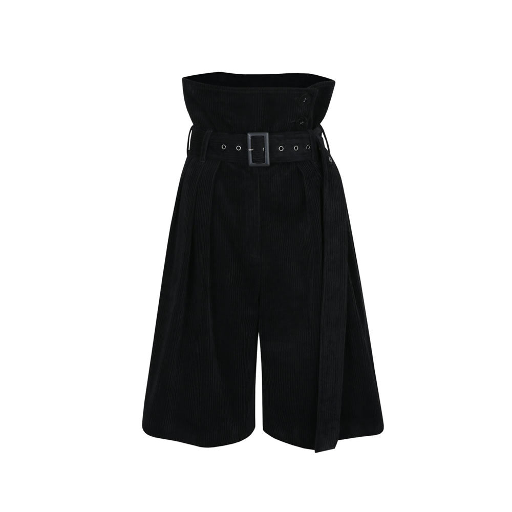 SALE】KIMHEKIM EMMA CORDUROY SHORTS(BLACK) – dim at noon