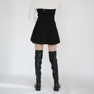 MADROMY　Knee-high boots(vegan leather)