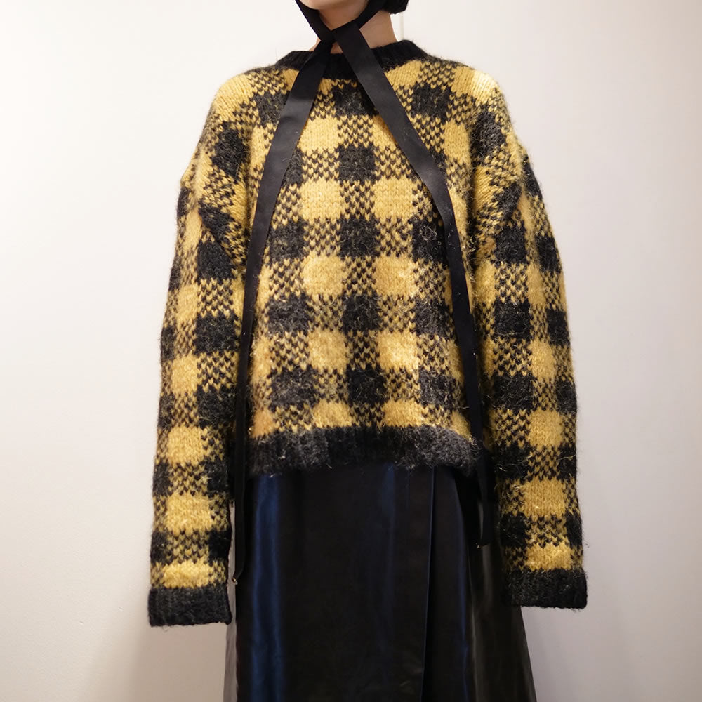 [OLD&VINTAGE] MARNI PLAID KNIT