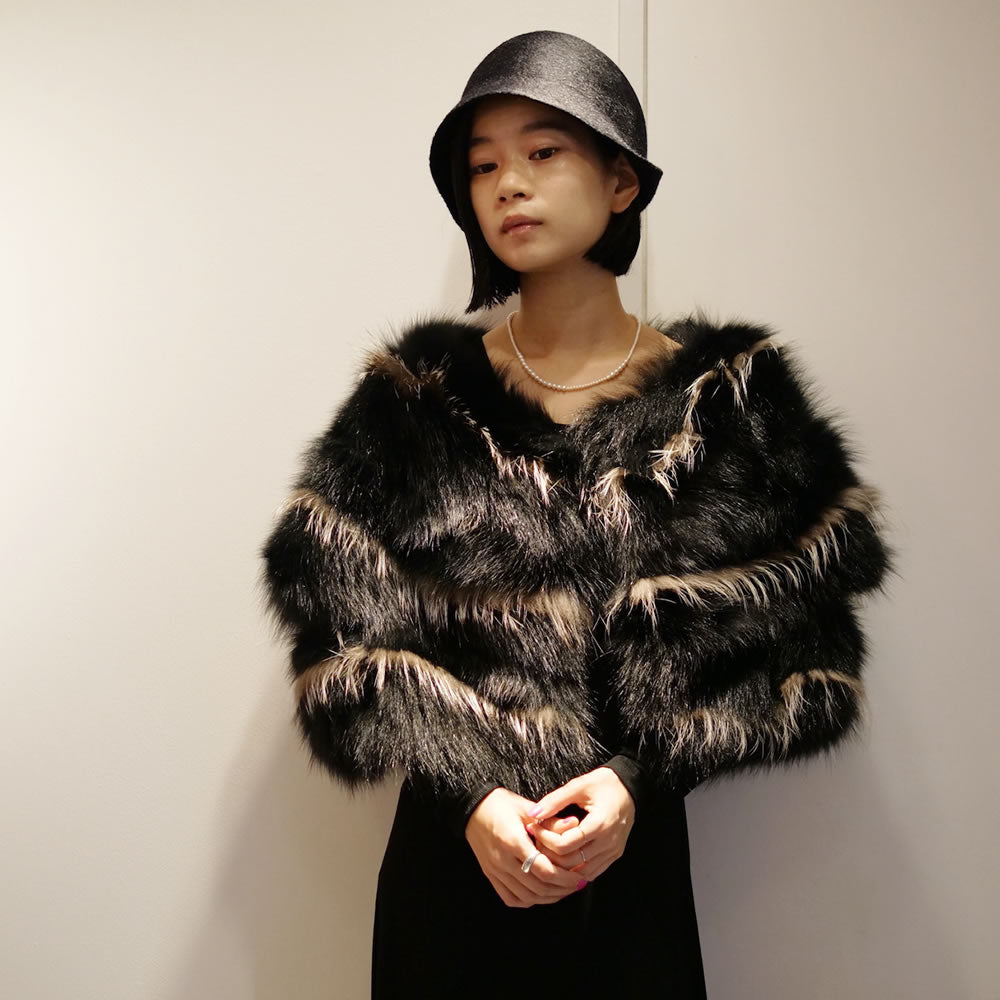 [OLD&VINTAGE] MARNI FOX FUR CAPE